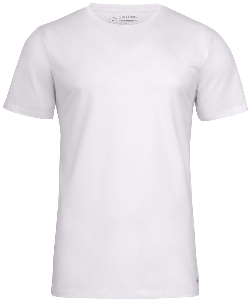 Cutterandbuck Manzanita Roundneck t-paita White